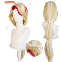 Lucifer Front Lace Wig Anime Cosplay Men Short Blond Hair 28cm Lucifer Charlie Morningstar Cosplay Free Wig Cap