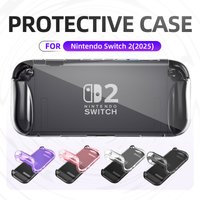 TPU Soft Protective Case for Nintendo Switch 2 Clear Protector Shell Cover for Switch2 Anti-Scratch Shockproof Accessories