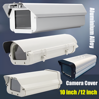 CCTV Camera Housing Aluminum Alloy Indoor Outdoor Waterproof Dustproof Shell Box 10inch/ 12inch Security Camera Enclosure Case