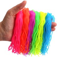 Tpr Spaghetti Luminous Italian Noodle Elastic Stretch Rope Fidget Vent Decompression Toys for Children Adults Anti Stress Relief