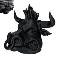 3d Buffalo Trailer Bullhead Hitch Covers Cow Shape Towing Coupling Protector Dustproof Hitch Covers For Trailer Truck RV