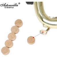5Pcs Release waterKey Spit Valve Cork Pad For Trumpet Trombone Repair Brass Instrument Accessories Diameter 9mm Thickness 4mm