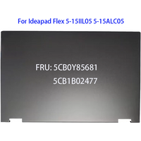 Coque arrière LCD UHD argentée FHD grise 5CB0Y85681, 5CB1B02477 neuve pour Ideapad Flex 5-15IIL05, 5-15ITL05, 5-15ALC05, 5CB1B02476, 5CB0Y85680