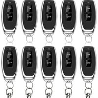 433MHz Learning Remote Control RF Remote Contro Learning Code Smart Home Transmitter For Car Gate Garage Door Alarm Key