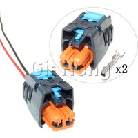 1 Set 2 Ways 33150308 Auto Waterproof Plugs F387300 AC Assembly Automobile Accessories Cable Connector Car Electrical Socket
