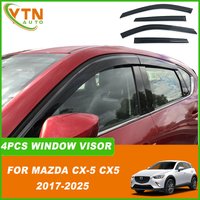 For Mazda CX-5 CX5 2017 2018 2019 2020 2021 2022 2023 2024 2025 Car Window Visor Weathershield Vent Wind Rain Guard Shade