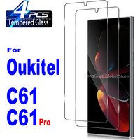 For Oukitel C61 / C61 Pro Tempered Glass Screen Protector Glass Film