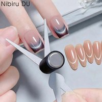 3D Double Headed Strong Nails French Shape Cat Eye Magnet Magnetic Effect Nail Art Gel Polish Manicure Accessories Tools Set