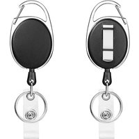 Key Ring Badge Reel Holder Retractable ID Card Badge Clip Document Buckle Zinc Alloy Metal Easy Pull Hospital Nurse Supplies