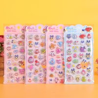 Kawaii Tamagotchi Character Stickers 3D Crystal Raised Decals for Stationery DIY Crafts & Scrapbooking