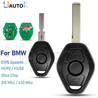 EWS Sytem Smart Remote Car Key For BMW 330 325 525 E38 E39 E46 X3 X5 Z3 Z4 1/3/5/7 Series ID44 Chip 315/433MHz 3 Button Auto Key