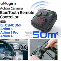 Bluetooth Remote Control For DJI Action Osmo360/Action6/5 Pro/4 Sports Cameras With Wrist Strap Accessories