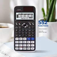 Scientific calculator, 552 functions, natural display, suitable for students and teachers in teaching, various exams, economical