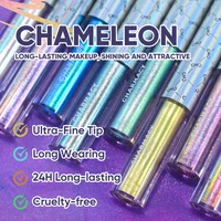 CHARMACY New Color Duochrome Glitter Liquid Eyeliner Waterproof Long-lasting Ultra-Fine Tip Smudge-proof Eye Liner Makeup