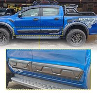 Body Cladding Side Door Molding Guards Compatible For Ford Ranger Raptor 2015-2022 4X4 Auto Part Accessories