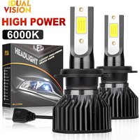 2PCS Mini H7 LED Car Headlight Bulbs CANBUS 30000LM For Car H11 H4 Hi/Lo H1 H3 H8 HB3 HB4 HIR2 9005 9006 9012 12V Turbo Fan