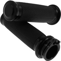 Universal Motorcycle 25mm Hand Grips Non Electronic Handle Bar Black Chrome For Harley Touring Softail Dyna XL XR Sportster 72