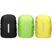 AliExpress NONE Reflective Waterproof Backpack Rain Cover Outdoor Sport Night Cycling Safety Light Rain Cover Case Bag Outdoor Camping Hiking