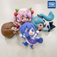 Takara Tomy Arts Hatsune Miku Pink Falling Pose Gashapon Figure Vol 2 Kaito Meiko Mini Collectible Desktop Decor Ornament
