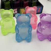 8cm NeeDoh Bear Maltose Squishy, Slow Rising Sensory Squeeze Toy Viral Stress Relief Gadget for Adults Kids