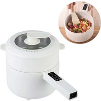 1.6L Smart Electric Cooking Pot Reservation Multifunctional Non-stick Electric Wok Household Electric Hot Pot With Steamer 220V