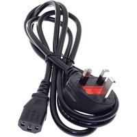 UK BS1363 3 Pin Plug to IEC320 C13 Power Cord Cable for Power Supply,Monitor,Rice Cooker AC Adapter 1.5M/1.8M 250V 13A