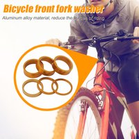 AliExpress NONE Aluminum Alloy Bike Headset Stem Spacer Fork Washer Cap for Road Bike Cycling Headset Spacers Ring Gasket for Cycling