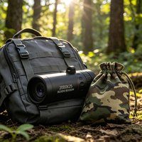 2000X25 HD Handheld Monocular Telescope 80000M Long Range Mini Pocket Scope for Hiking Camping Bird Watching Travel
