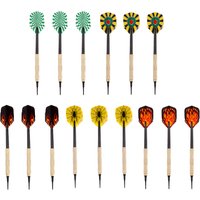 MagiDeal 1 Set 15Pcs Professional Assorted Safety Soft Tip Darts for Electronic Dartboard With 15 Extra Tips