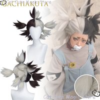 GACHIAKUTA Dia Cosplay Wig Fluffy Top Hairline With Cornsilk Anime Cosplay Prop Jabber Dear Santa Tamsy Heat Resistant Hair Free