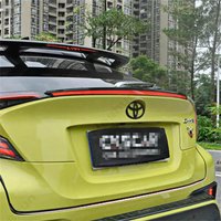 Auto Spoiler Licht Led Stamm Rücklicht Für Toyota CHR 2018 2019 2020 Hinten Tür Flügel Spoiler zentrum durch lichter