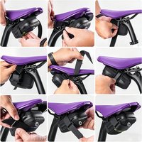 FzcSpeed Mini Bicycle Saddle Bag Lightweight Small 0.35L Bike Bag Portable Hand Bags Cycling Tail Bag Universal for All Bike