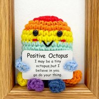 1 Pc Small Octopus Positive Emotion Decor Item - Creative Octopus-shaped Decorative Piece - Ideal Gift for Others