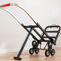 Folding Cart Hand Pulling Car, Household Grocery Shopping Rod, Stairs Carry, Climbing Stairs, Load Trailer