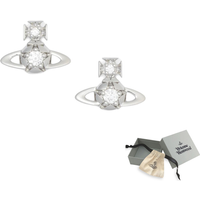 Vivienne Westwood orb cubic zirconia earrings 1250952264-002