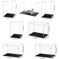 Clear Display Case Dustproof Box Acrylic Dustproof Protective Case for Model Display Case Action Figures, Collectable Toys