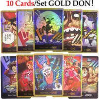 OPCG The Best VOL2 Series ONE PIECE DON!! 10Pcs/Set Cards CAESAR CLOWN/CARROT/LUFFY/YAMATO/DRAGON TCG PROXY Card English Ed