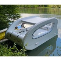 Luxury Electric Inflatable Yacht for 2 Persons Catamaran Inflatable Boat Inflatable House Boat