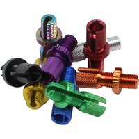 2 Pcs Universal Aluminum Motorcycle Break Clutch Throttle Cable Adjuster M10 Screw Wire Adjuster