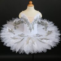 Classic Professional Ballet Tutu Adult Kids White Swan Lake Ballet Costume Pancake Tutu Ballerina Party Dance Dress Girls Women