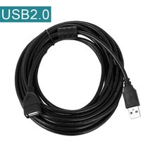 Charger Wire USB 2.0 Black A Male to A Female Data Sync Charger Extension Cable Cord 0.6M 1M 1.5M 3M 5M