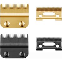 Professional Replacement Titanium Clipper Blades for BaByliss PRO Barberology FX870/FXF880/FX810/FX825/FX673 Models,Gold