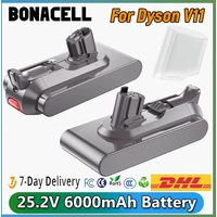 For Dyson V11 Replacement Battery 25.2V 6000mAh Vacuum Cleaner Battery For V11 Series SV15 Clip type Rechargeable Battery
