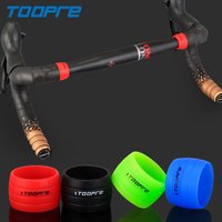 TOOPRE 1 Paar Fahrrad-Lenkerband-Befestigungsschlaufen, Rennrad-Griff, Griffwickel, hält Silikonringe, Radfahren, feste Ärmel, Kragen