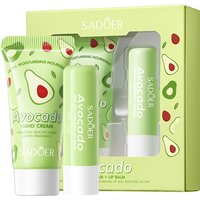 Avocado Nourishing Hand Cream Lip Balm Set Moisturizing Care Deeply nourishing Anti- cracking Anti-peel Skin Care