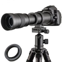 JINTU 420-800mm Super Telephoto Lens Fit for Sony A-mount Alpha A100 A200 A900 A850 A550 A77 A580 A350 Alpha Series DSLR Camera