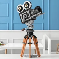 CineCamera Micro-Mini Block Movies 593PCS Strip Tribute Film Camera Model Building Blocks Bricks Toys Gift