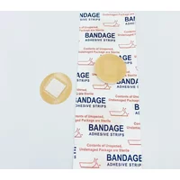 100Pcs First Aid Waterproof Healing Wounds Adhesive Bandage Round Band Aid Wound Plaster Sterile Hemostasis Stickers