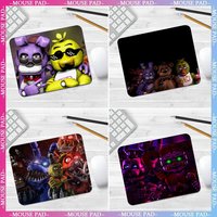 F-Fnaf F-Five-nights-At-FreddysES Mouse Pad Non-Slip Game esktop Leather Mause Pad Waterproof Anti-Scratch Easy To Clean Mat For