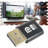 DP Dummy Plug Virtual Display Adapter DP Displayport Virtual Display Headless Emulator 4K Accessories For Video Card